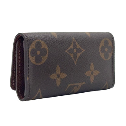 Louis Vuitton Multicles 4 Monogram Brown Key Case Gold Key Holder — view 2