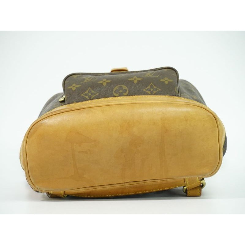 Louis Vuitton Montsouris MM Rucksack Sac Backpack Monogram Brown — view 3