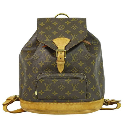 Louis Vuitton Montsouris MM Rucksack Sac Backpack Monogram Brown