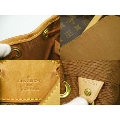 Louis Vuitton Montsouris MM Rucksack Sac Backpack Monogram Brown — view 9