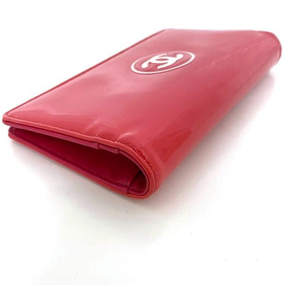 Chanel Foldable Long Wallet Pink Makeup Line