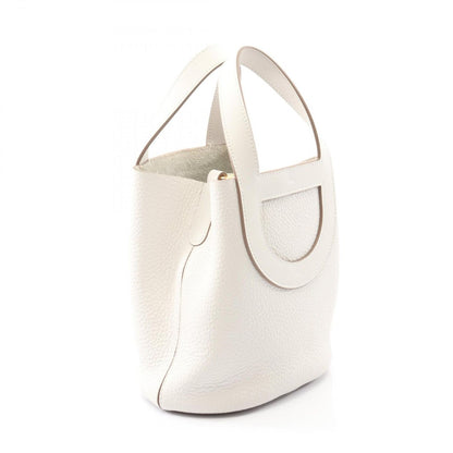 Hermes Handbag in the Loop 18 Gris Perlee Leather — view 2
