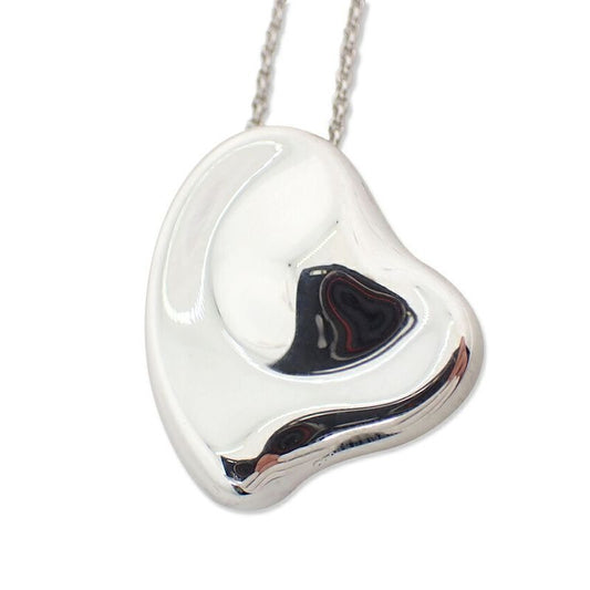 Tiffany 925 Full Heart Pendant Necklace