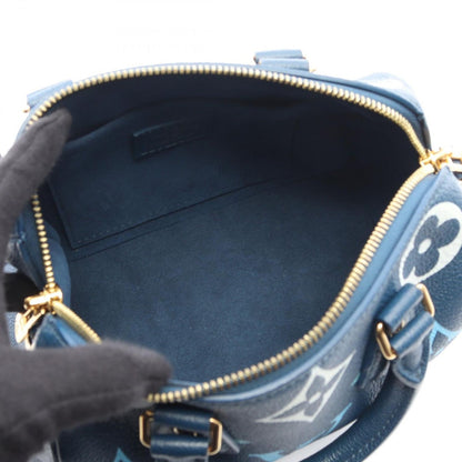 Louis Vuitton Handbag Speedy Bandouliere 20 Visor Pull Blue Leather — view 3