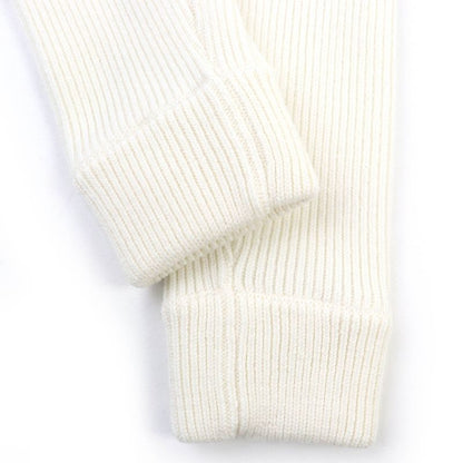 Gucci 758097 Wool Knit Pants With Logo Bottoms White S Genuine