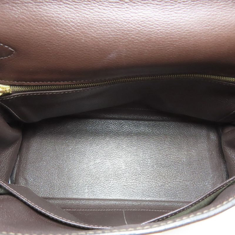 Hermes Kelly 28 Internal Stitching Gold Hardware Handbag Leather Women
