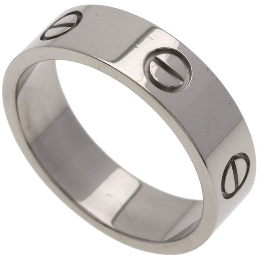 Cartier Love Ring 61 18K White Gold