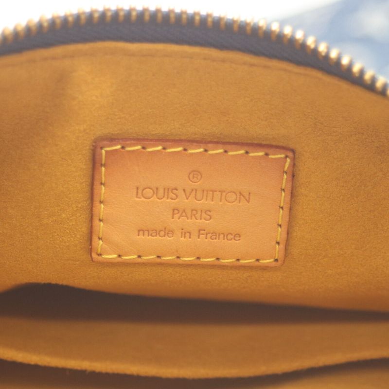 Louis Vuitton 08 M95048 Monogram Denim Baggy GM Tote Bag One Shoulder Blue Women