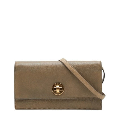 Bvlgari Beige Leather