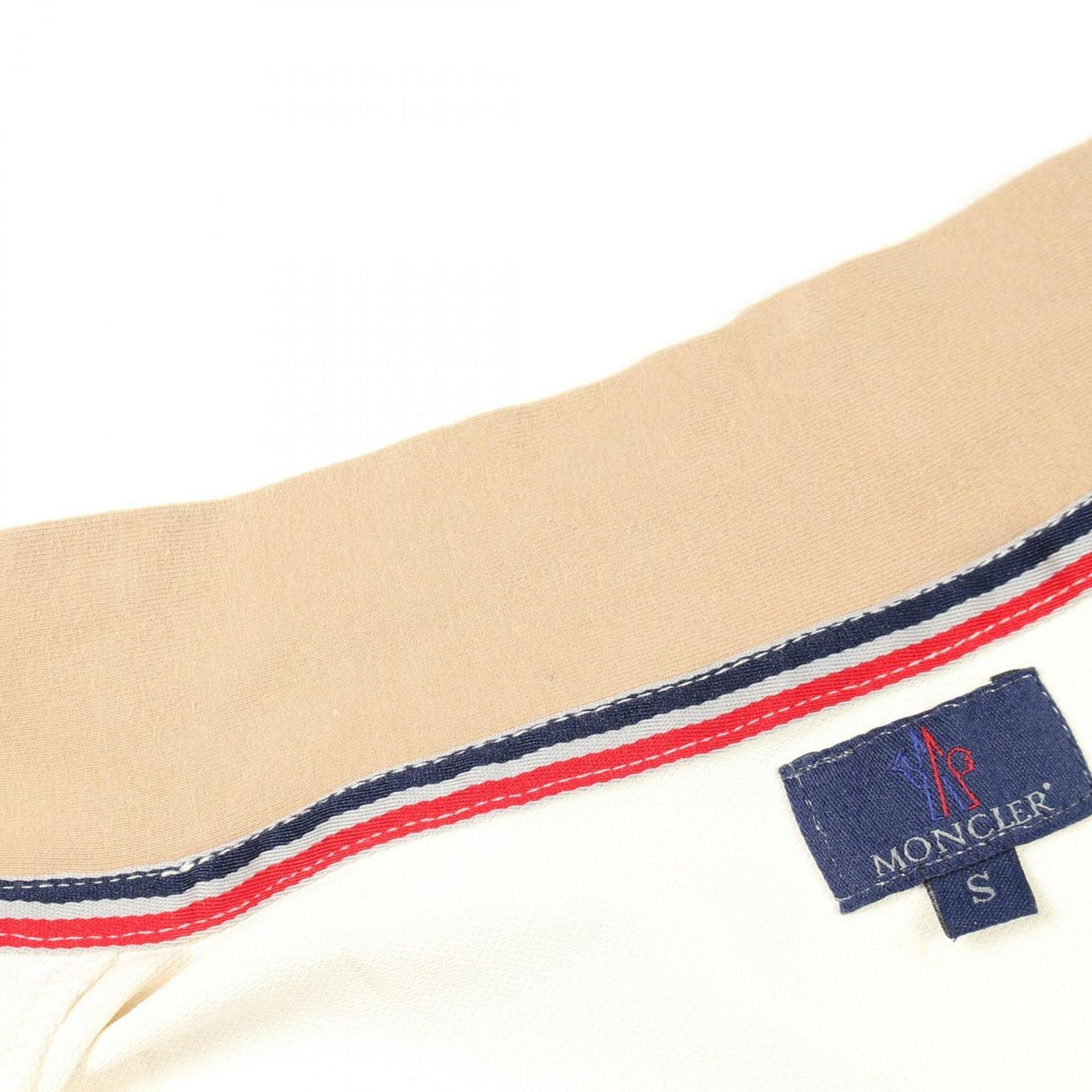 Moncler Jersey Beige Jacket White — view 9