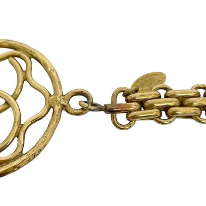 Chanel Key Holder Gold Coco Mark Excellent Condition GP Preowned Chanel