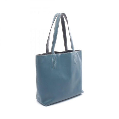 Hermes Tote Double Sens 28 Navy Blue Thalassa Leather — view 2