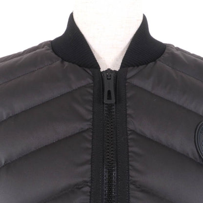 Hermes 23AW 3h0156da Long Quilted Vest Rubber Serie Patch Down Vest Black 40