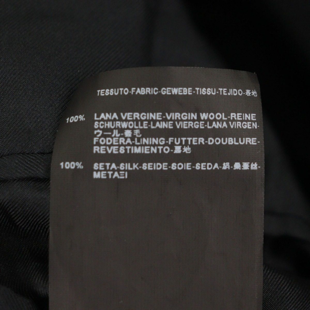 Saint Laurent Paris Vintage % Wool Lining 1000% Silk Eddie Era Gold Buttons — view 8