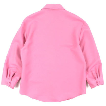  Gucci 498598 Long Sleeve Long Sleeve Shirt Pink 46 Genuine