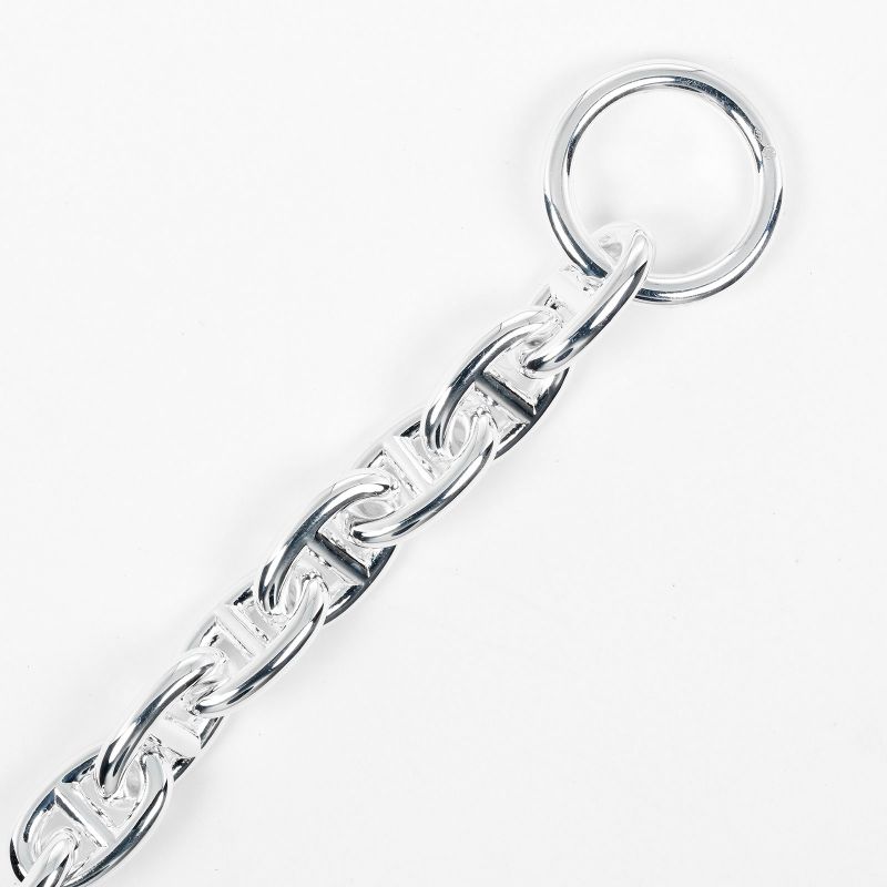 Hermes Chaine D'ancre PM 17 Links Approx 15.5cm (6.10in) Silver 925 Ladies 38g