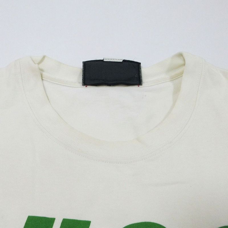Gucci 565806 Xjazy Blade Print T-Shirt Short Sleeve Top White Size M Men's