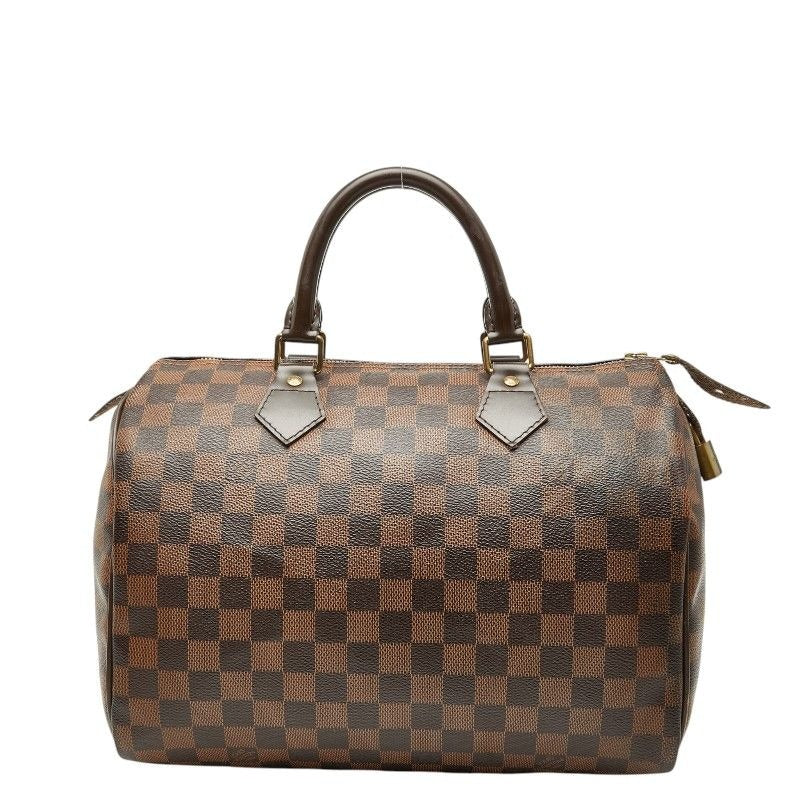 Louis Vuitton Damier Speedy 30 Mini Boston Bag Ebene Brown