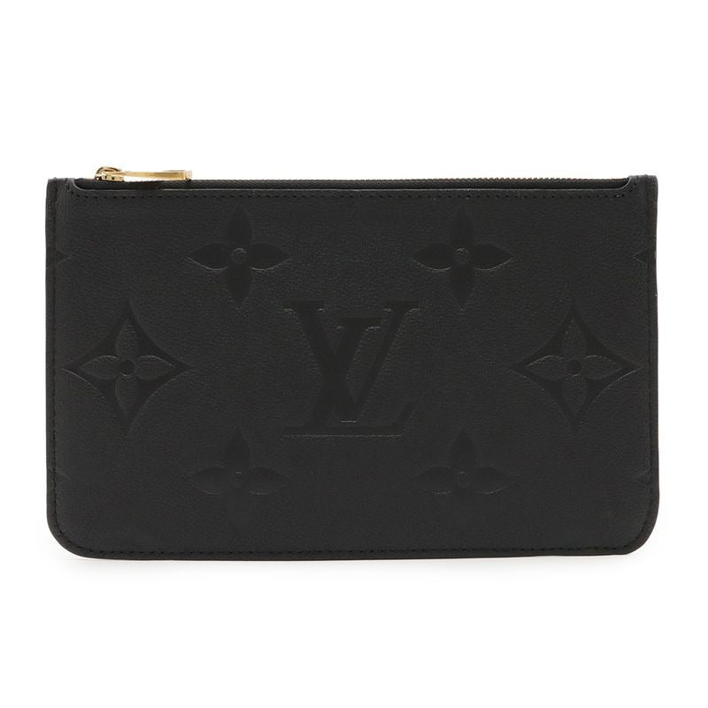 Louis Vuitton Monogram Empreinte Neverfull MM Pouch Only Noir Black