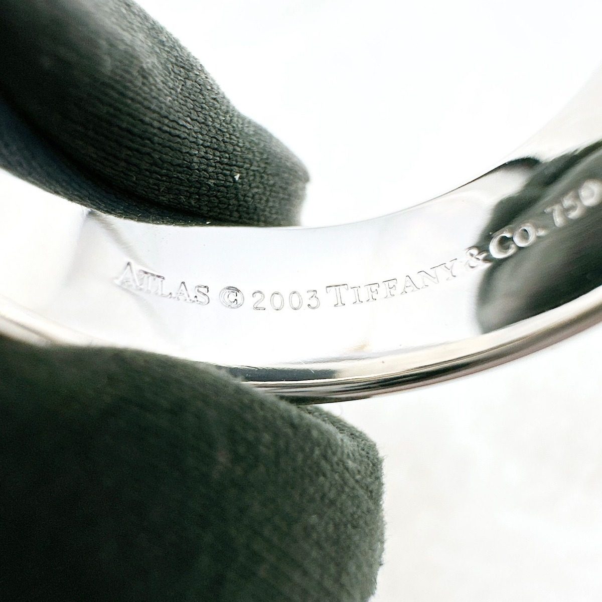 Tiffany & Co Atlas White Gold Ring — view 7