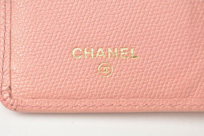 Chanel Wallet Chanel Long Wallet Coco Mark Button Motif Leather Rose