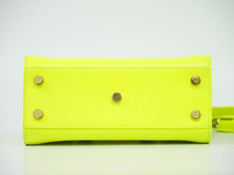 Authentic Saint Laurent Baby Sac De Jour 2WAY Shoulder Bag Handbag Pochette