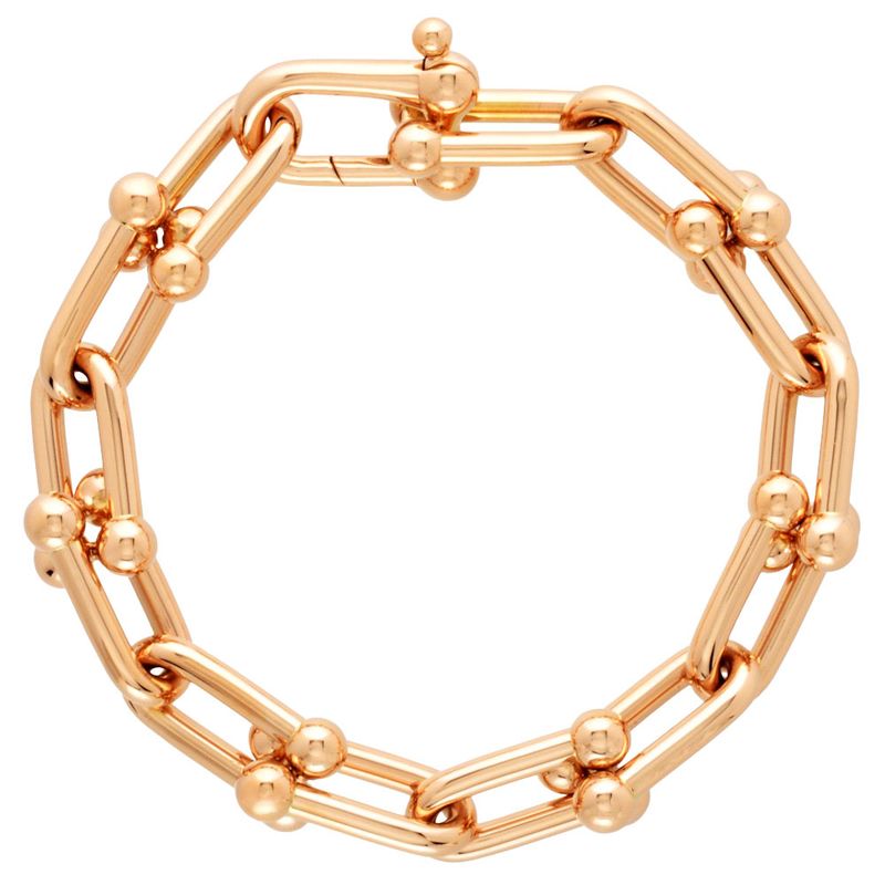 Tiffany & Co Tiffany & Co Hardware Large Link Bracelet Rose Gold 356g 18krg