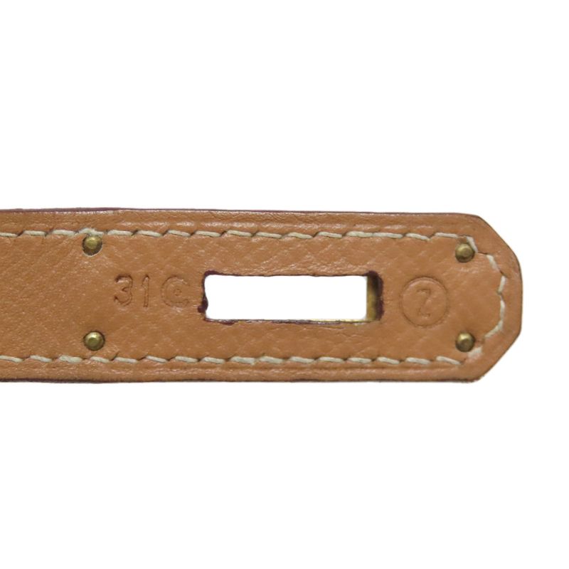 Hermes Birkin 35 Gold Hardware Handbag Courchevel Women