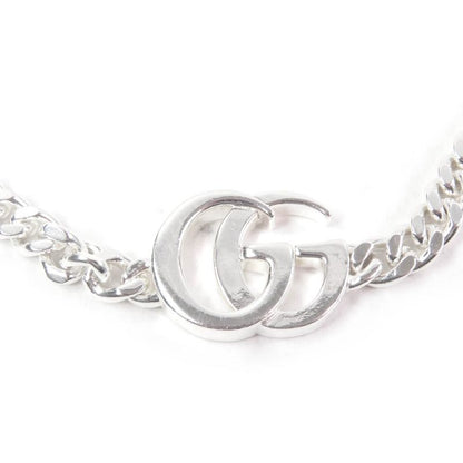 Gucci 814917 Double G Chain Bracelet Accessory Sv925 Silver 18 With Box And