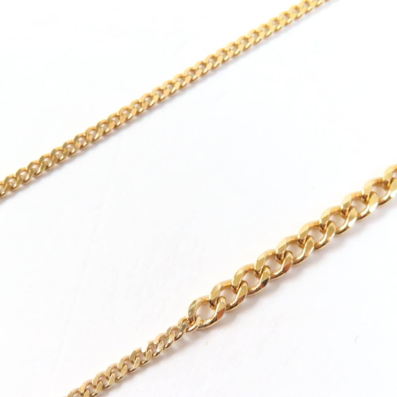 Bottega Veneta Ag925 Accessory Necklace Gold Green With Box And