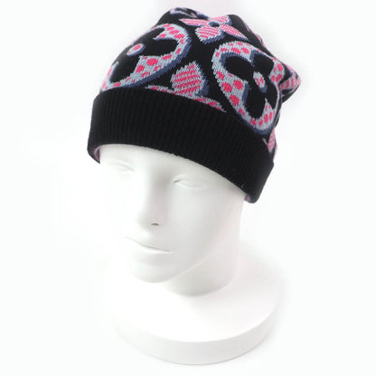 Louis Vuitton M73898 Bonnet Giant Pop Monogram 100% Wool Beanie Knit Cap Knit