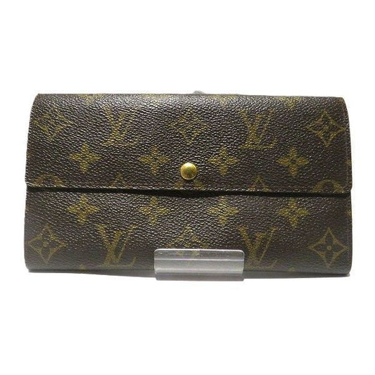 Louis Vuitton Monogram Pochette Porte Monet Cles Di M61725 Long Wallet Bifold