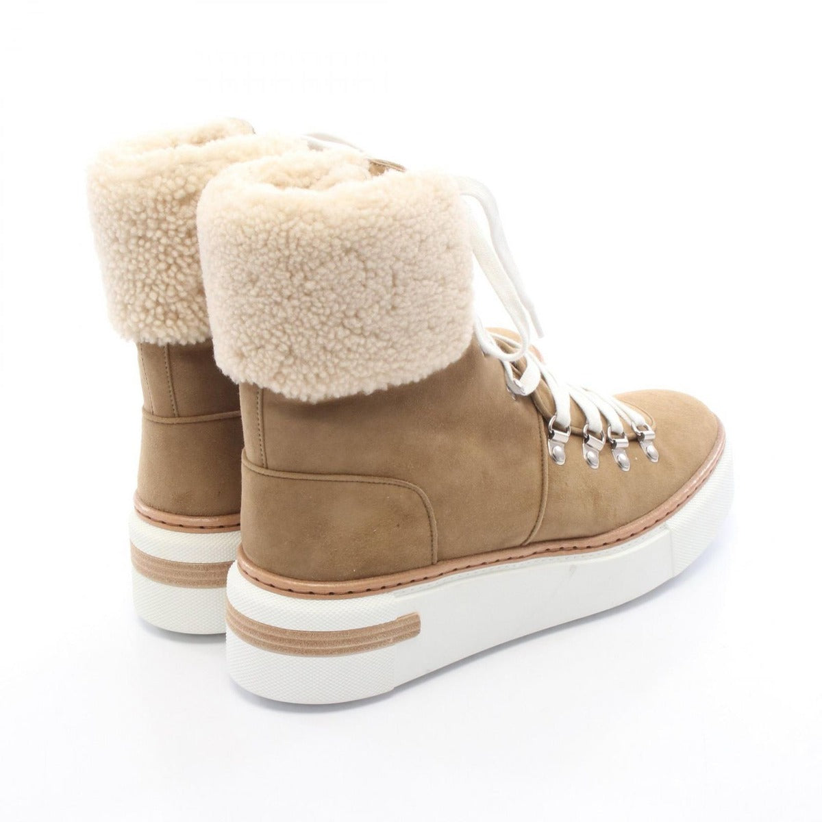 Hermes Boots Flocon Suede Mouton — view 2