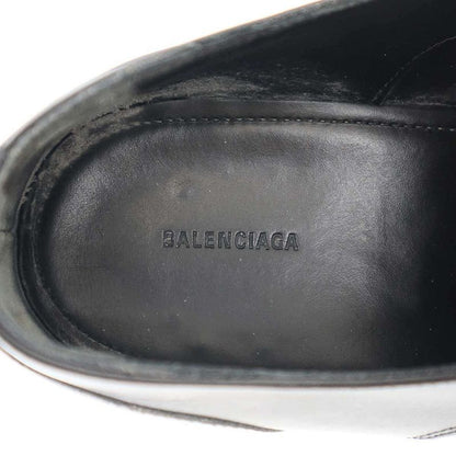 Balenciaga Soft Derby L20 Leather Derby Shoes 590716 Black 43