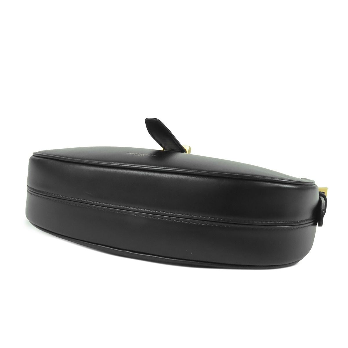 Saint Laurent le Fermoir Black Leather Hobo — view 3