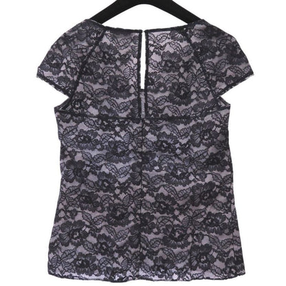 Chanel Camellia Lace Floral Short Sleeve Blouse Cut And Sewn Size 36 P47412w0543