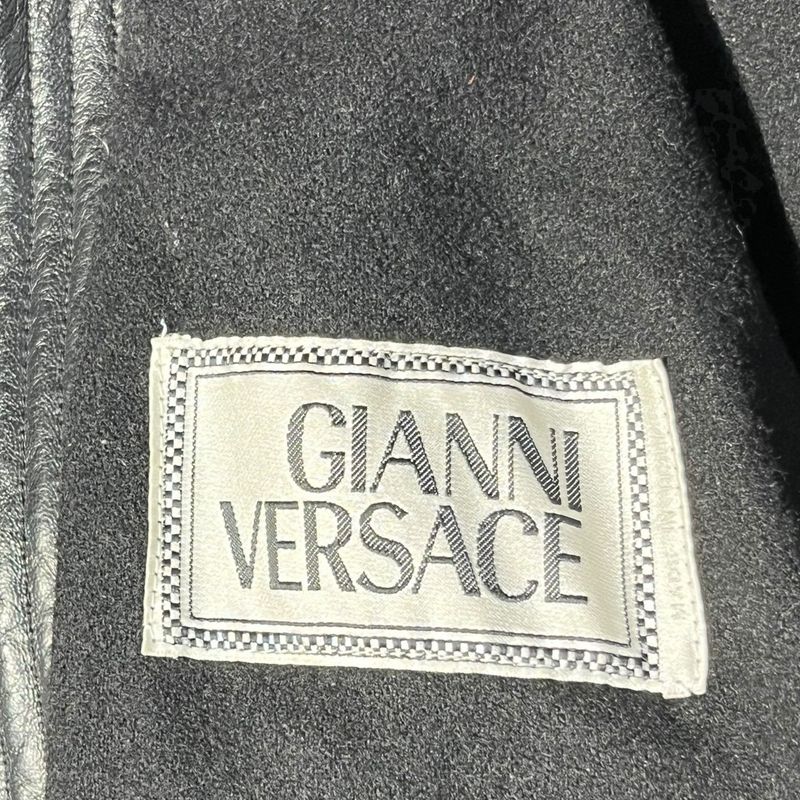 Gianni Versace 80's Vintage Kimono Leather Blouson 80's Vintage Kimono Leather