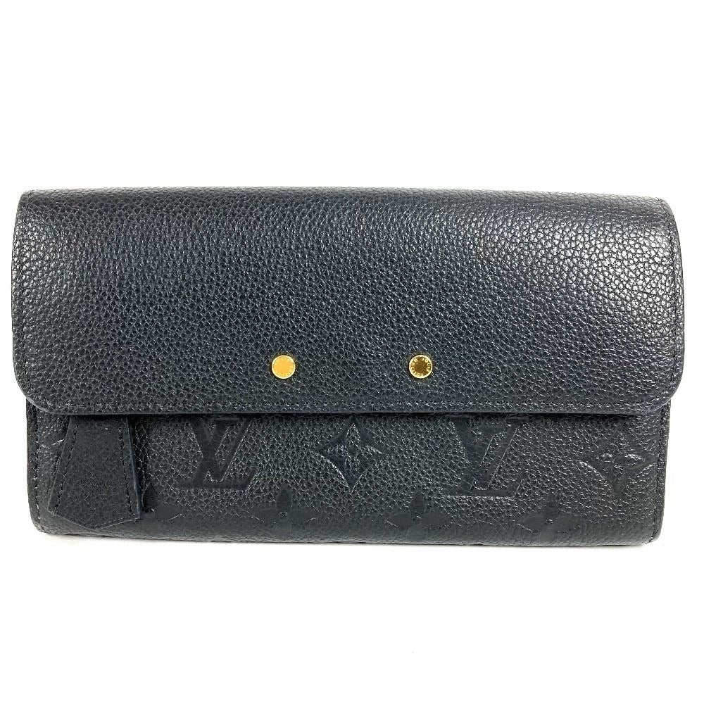 Louis Vuitton Long Wallet Portefeuille Pont Neuf Monogram Empreinte