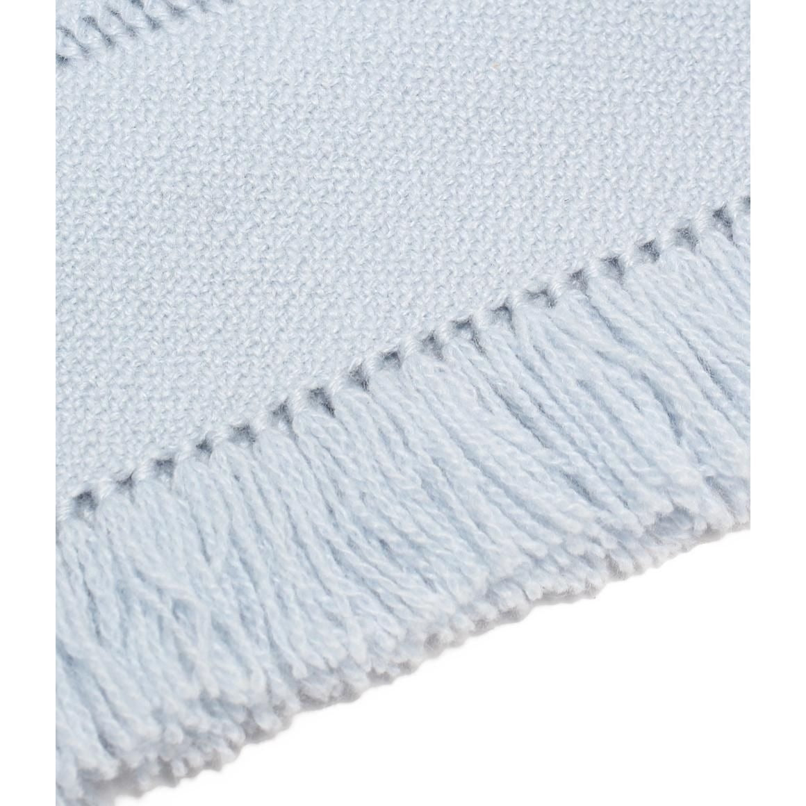 Hermes Shawl Cashmere Joule Blue Size Details — view 7