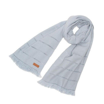 Hermes Shawl Cashmere Joule Blue Size Details