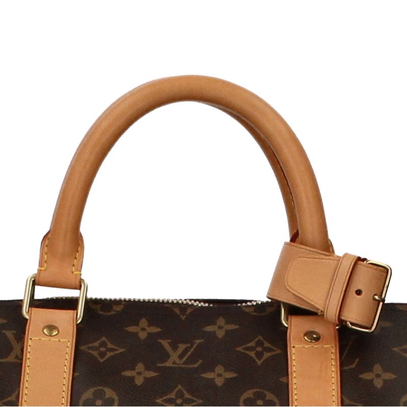 Louis Vuitton Keepall 55 M41424 Monogram Women's Boston Bag Brown Excellent