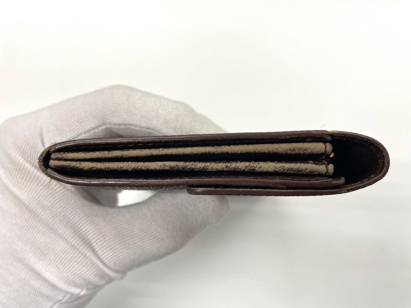 Louis Vuitton Damier Pochette Portmonnais Cles Di Long Wallet N61725 Brown Made