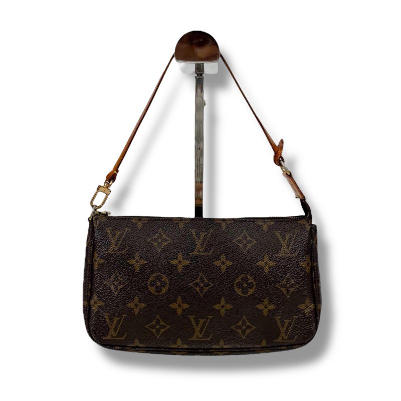 Louis Vuitton Accessoire Pochette Monogram Leather Accessory Pouch Mini Handbag