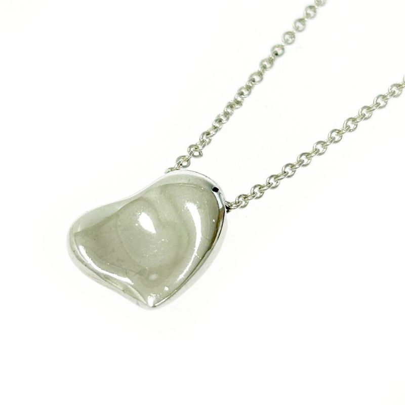 Tiffany & Co Tiffany & Co Silver Elsa Peretti Full Heart Necklace 3.1g 925
