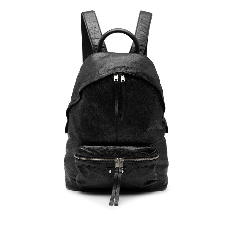 Balenciaga Classic Backpack 435315 Black Leather Men's Balenciaga