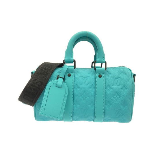 Louis Vuitton Taurillon Monogram Keepall Bandouliere Boston Bag