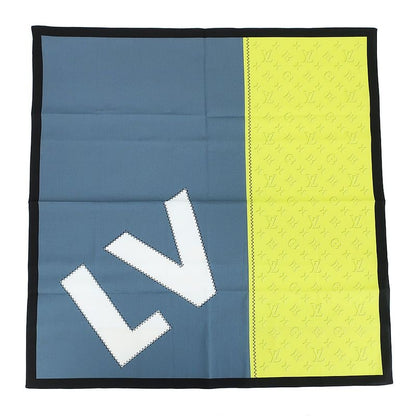 Louis Vuitton Handkerchief Monogram Logo Yellow Blue