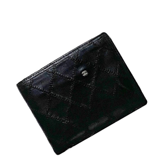 Chanel Bifold Wallet Black Bicolore