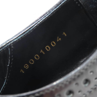 Celine Wingtip Medallion Derby Shoes Leather Shoes Black 35.5 Storage With Bag