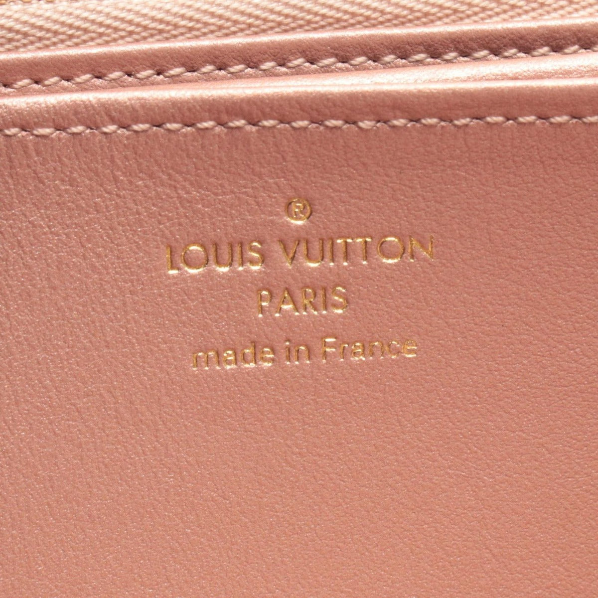 Louis Vuitton Round Wallet Zippy Coussin Rose Gold Leather Pink — view 4
